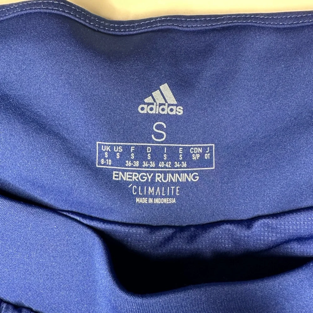 Adidas Energy Running Climalite Blue Shorts S Lightweight Missing Drawstring‎
